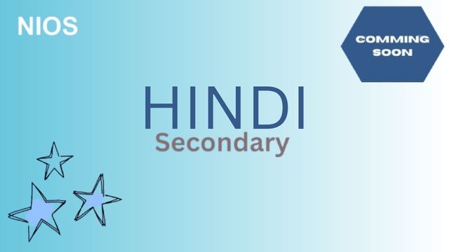 Hindi Secondary