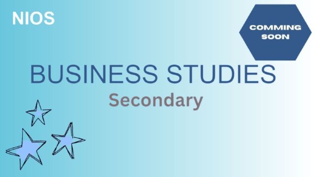 Business Studies Secondary